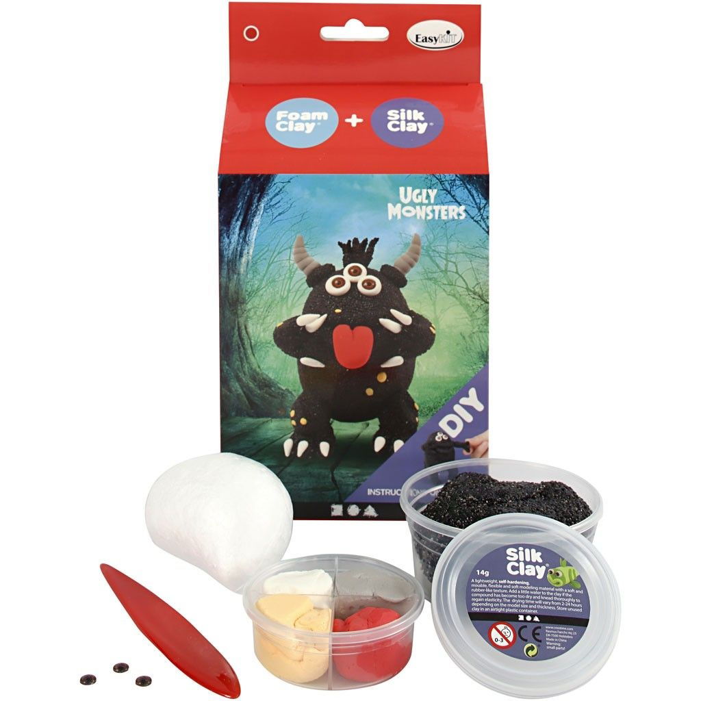 Ugly Monster Foam Clay Kit Black 100617