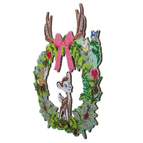 Bambi 30cm Disney Crystal Art Wreath