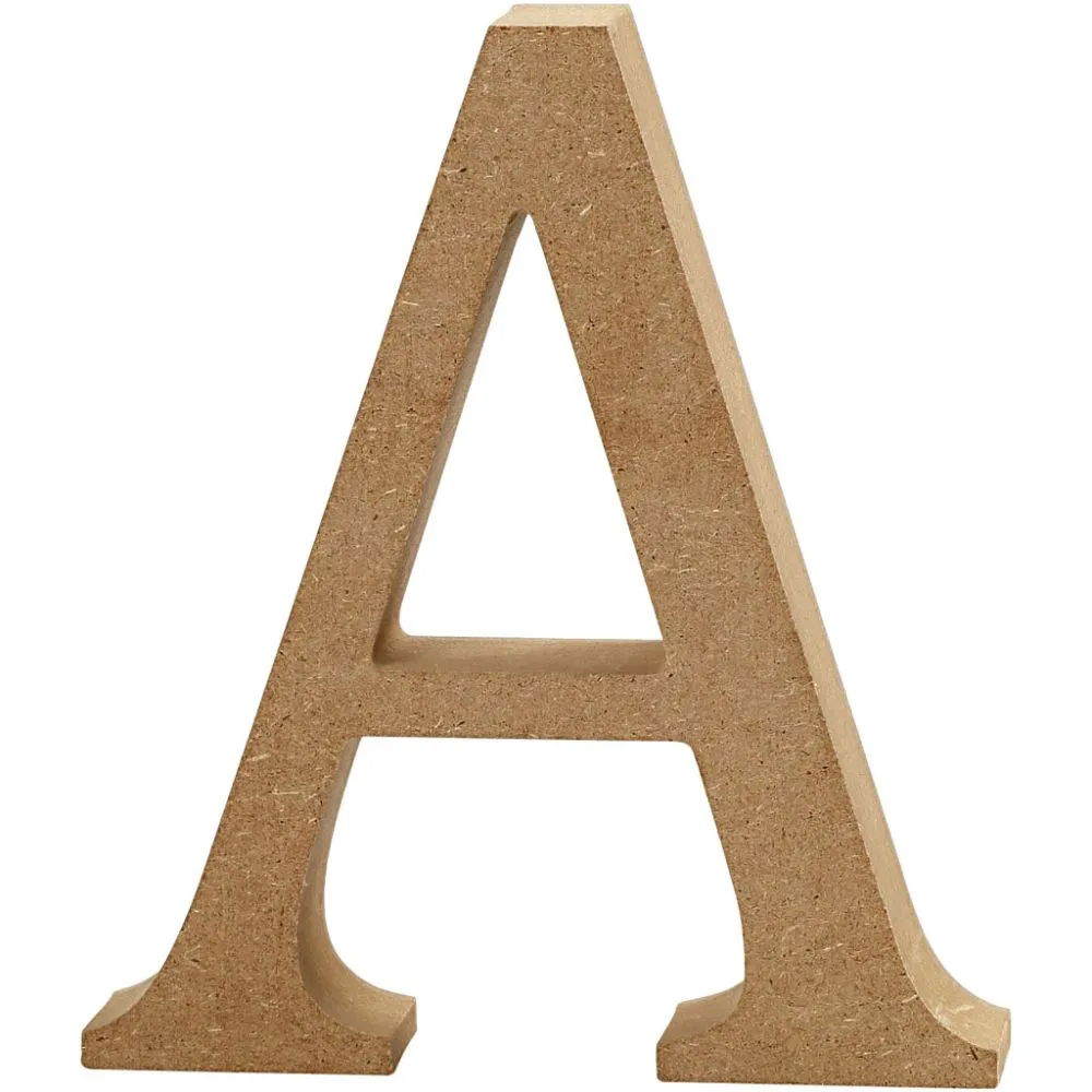 LETTER A -  MDF - H: 13cm WIDTH: 2cm