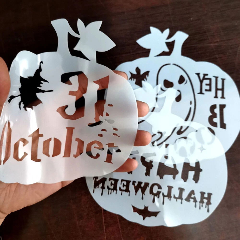 Halloween Pumpkin Craft Stencils (20pc)