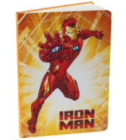 Iron Man 18 x 26cm Crystal Art Notebook Kit