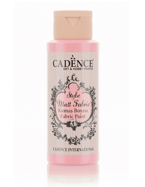 CHF611 Baby Pink Style Matt Fabric Paints Cadence Bottle