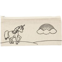 Unicorn Natural Pencil Case