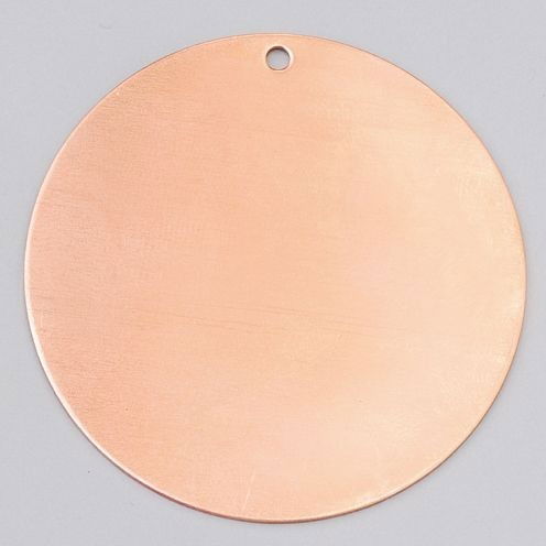 9918538 Round Copper Pendant - Enamelling