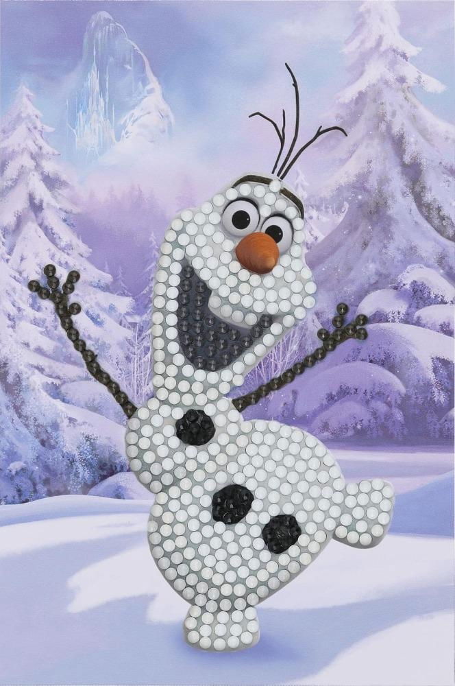 Winter Olaf 10 x 15cm Crystal Art Card Kit