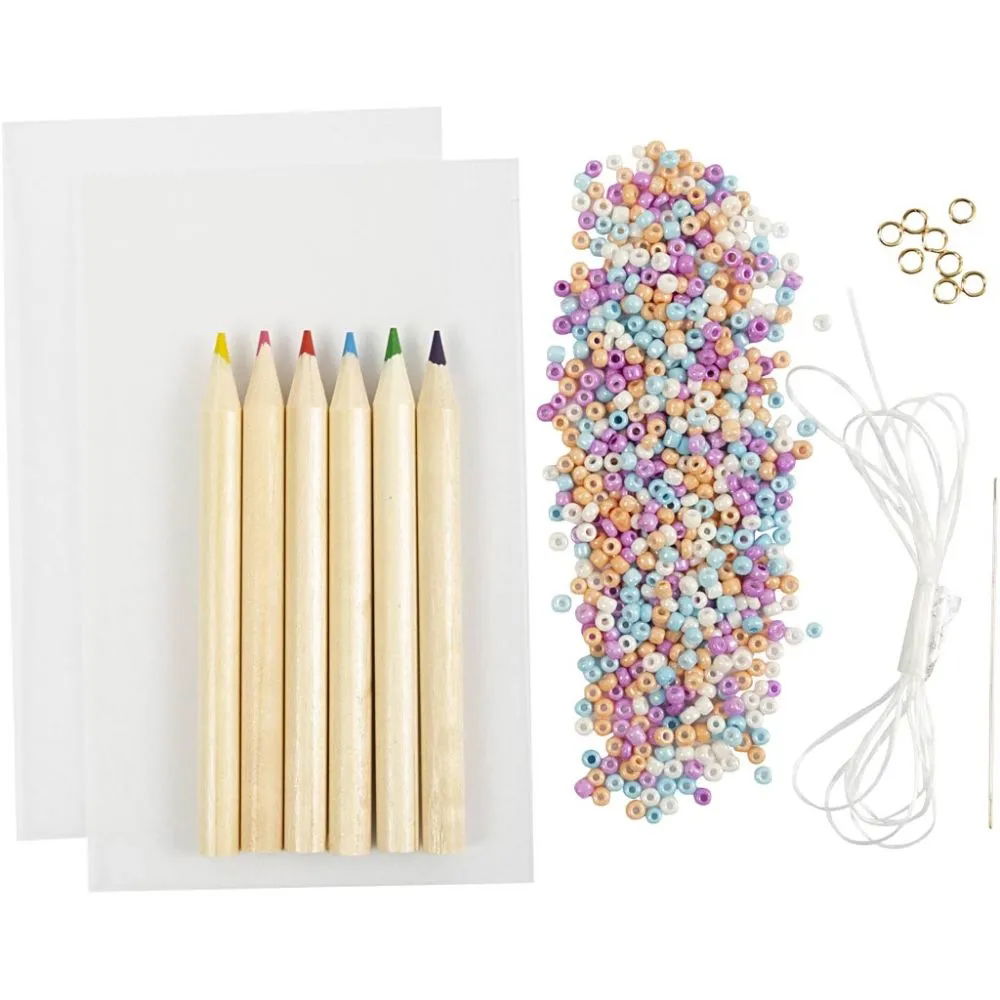 CH977614 Mini Craft Jewellery Kit, Shrink Plastic Bracelets Contents