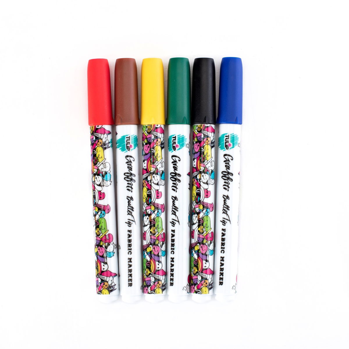 Graffiti Bullet Tip Marker - Rainbow (6 pack)