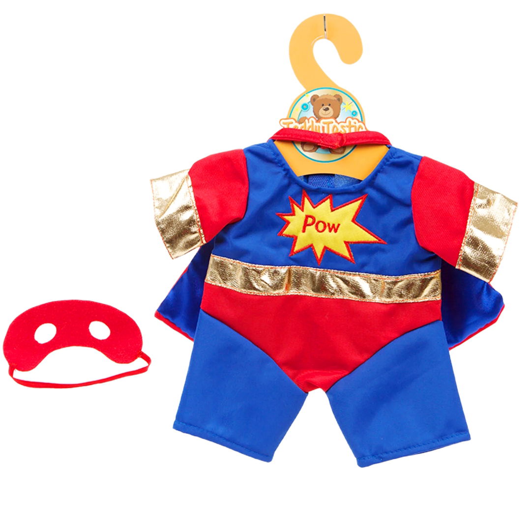 Superhero Outfit (Fits Teddytastic 16 Inch Bears)