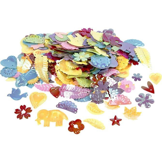 Candy Colour Sequins (15-45mm) 30g