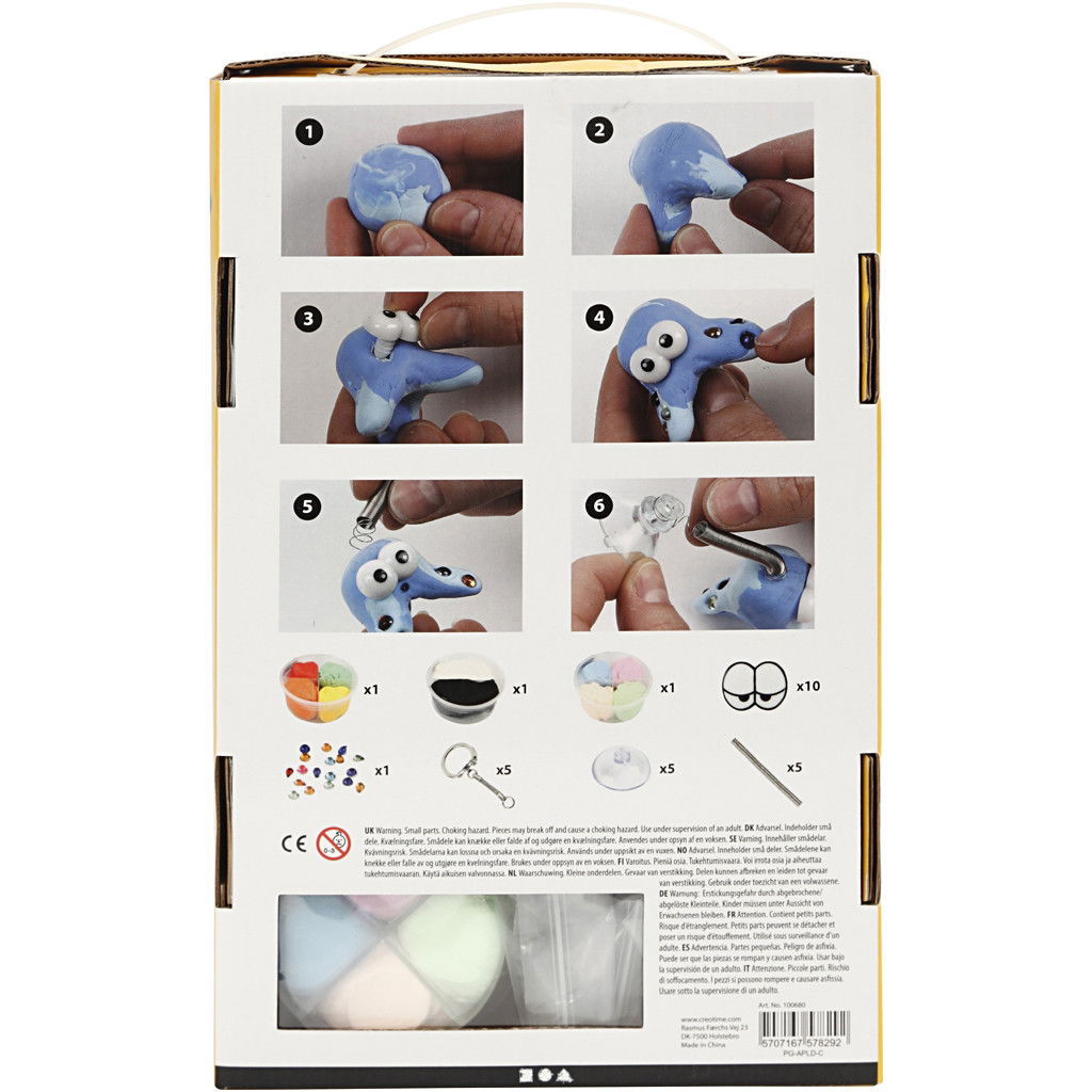 Silk Clay Modelling Kit Funny Friends CH100680 box