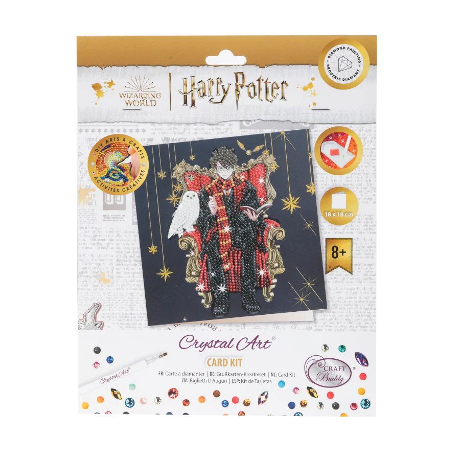 CCK-HPS402 Harry and Hedwig Harry Potter Crystal Art Card Kit Packaging