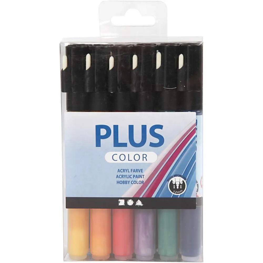 PLUS COLOUR MARKER ASS 5.5MM