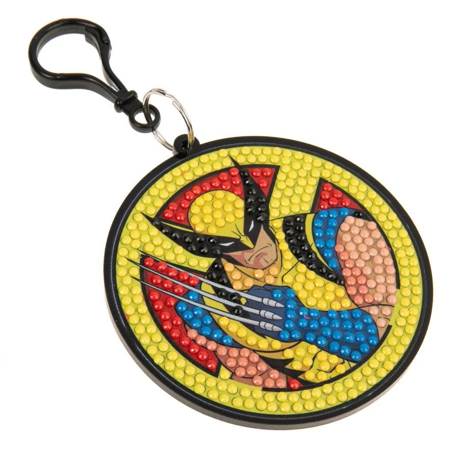Wolverine - Marvel Universe Crystal Art Bag Charm Kit