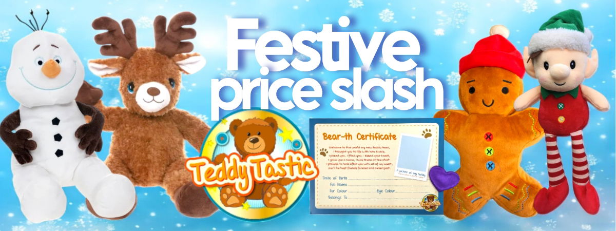 Festive price slash Teddytastic