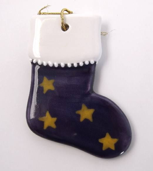 Stocking Flat Ornament 5062