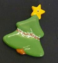 CHRISTMAS TREE ORNAMENT 8.9cm H