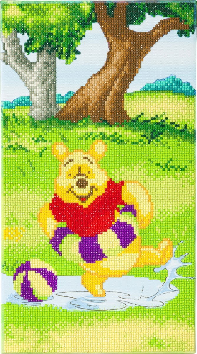 Winnie Splashing - Disney Crystal Art Canvas Kit Trio (Part 3)