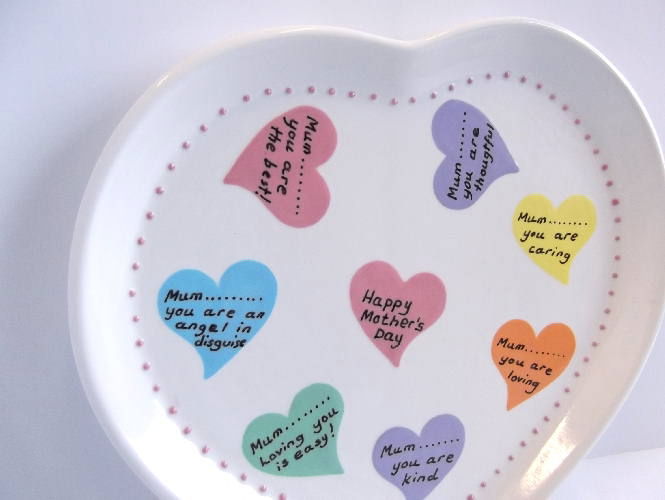 3009 heart plate closeup