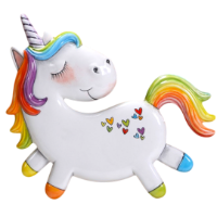 Unicorn Plaque Paint Your Own Pottery Ceramic Bisque Blank
