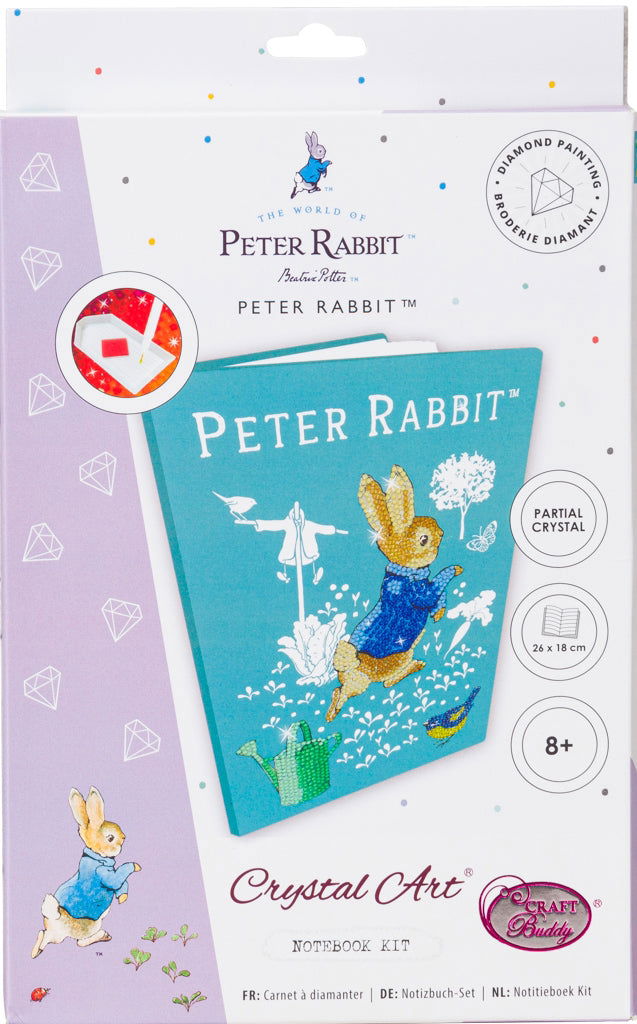 Peter Rabbit Crystal Art Notebook Kit