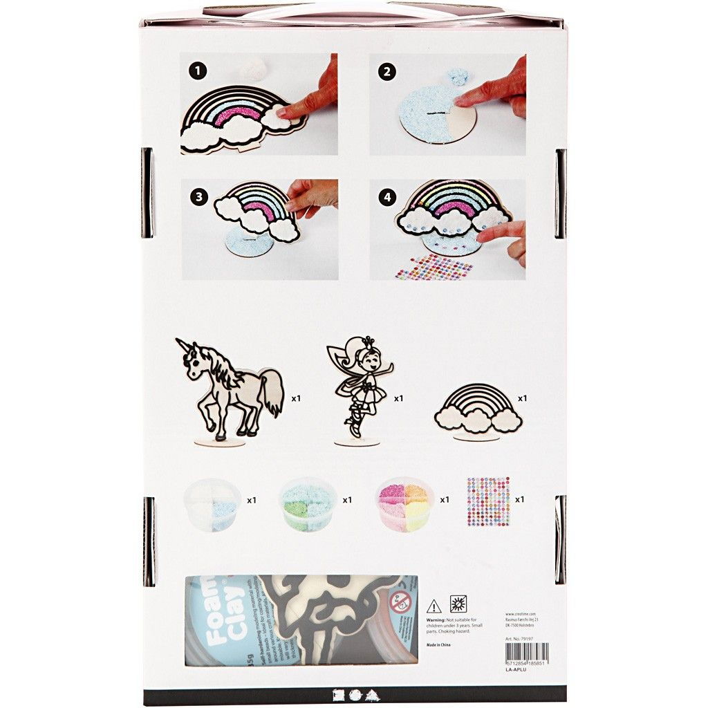 CH79197 Unicorn Themed Wooden Set (3 asstd)