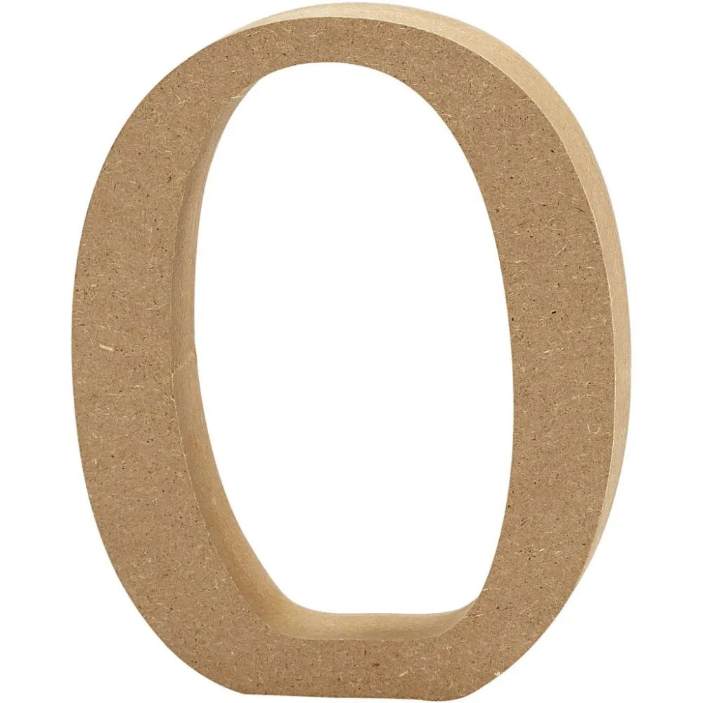 LETTER O - MDF - H: 13cm WIDTH 2cm