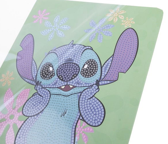 CANJ-DNY604 Stitch Crystal Art Notebook Kit closeup template