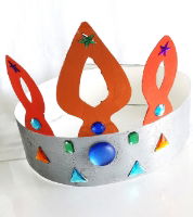 Crowns - Card 10-16.5cm H, 60cm L (5 asstd) 