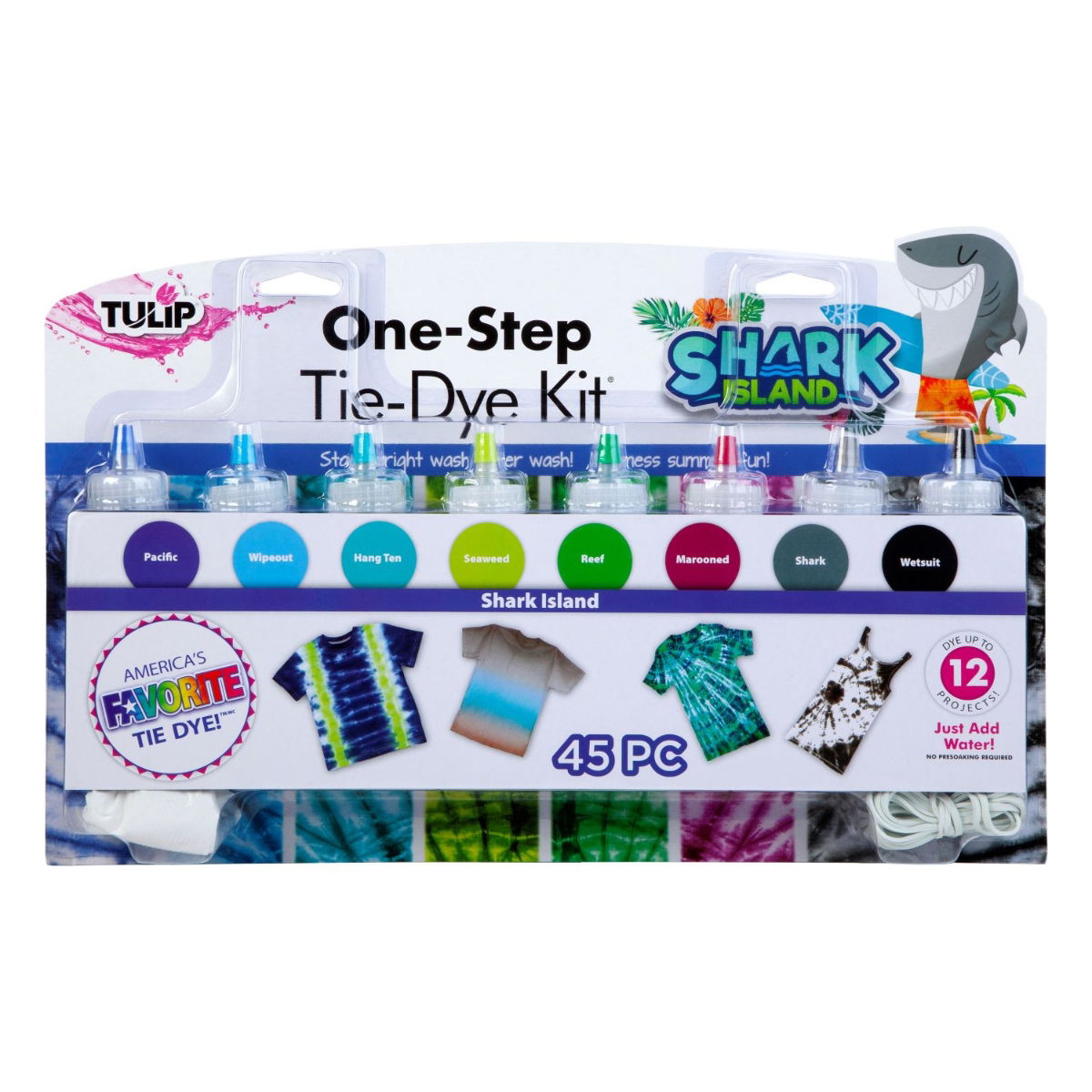 Tulip® Shark Island One-Step Tie Dye Kit (8 Colour)