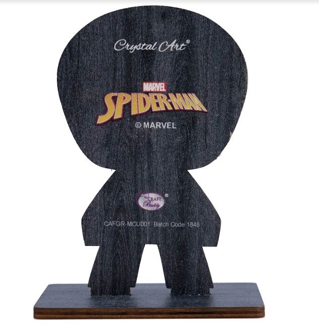 Spiderman- Marvel Crystal Art Buddy Kit 11 x 8cm approx