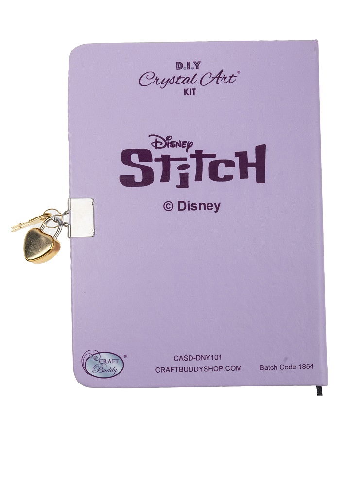 Stitch & Angel - Crystal Art Secret Diary Kit