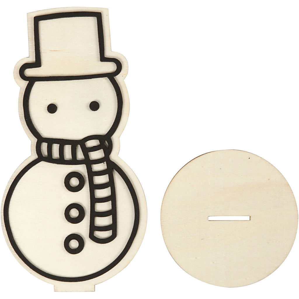 CH791947 Snowman Wooden Figure parts