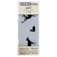 Deer Family Mini Craft Stencil