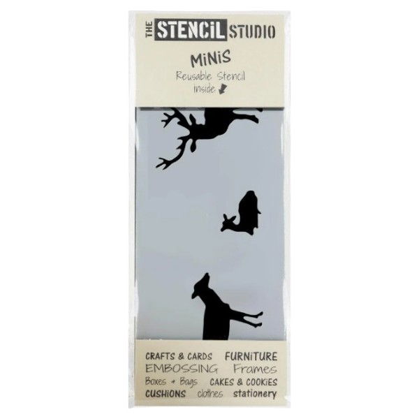 Deer Family Mini Craft Stencil