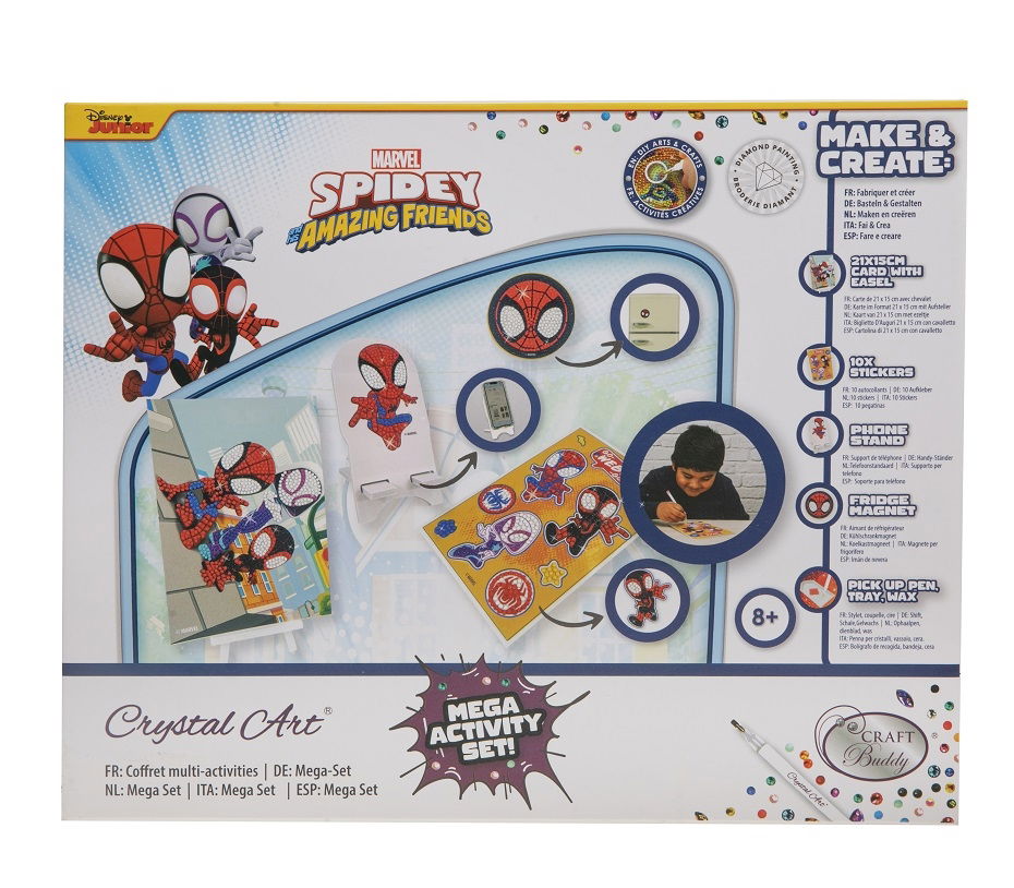 Spidey- Marvel Crystal Art Mega Activity Set