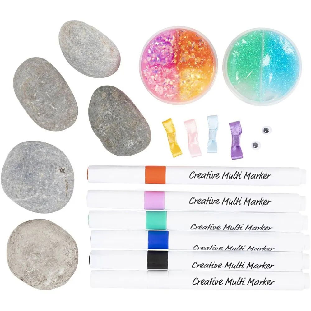 CH977677 Stone Decoration DIY Craft Kit contents