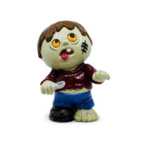 Painted Zombie Party Animal ceramic bisque for Halloween PYOP events and pottery painting studios