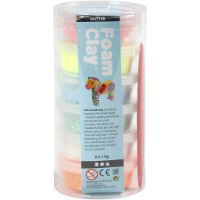 Pastel Glitter Foam Clay CH78812