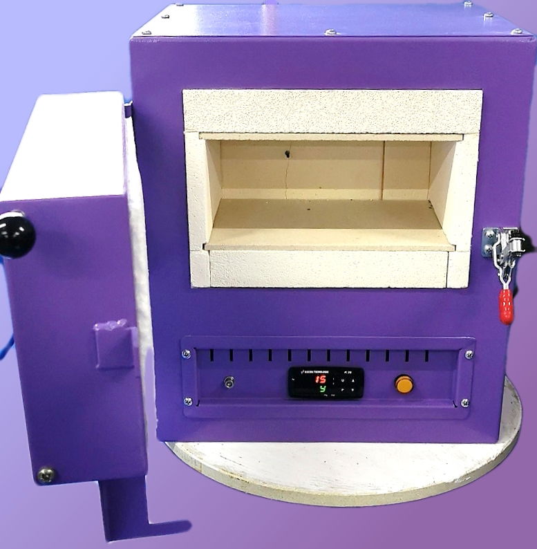 Enamelling Kiln with 4 Segment Controller