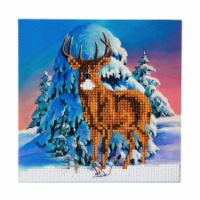 CCK-XM5 Winter Stag Crystal Art Card Kit