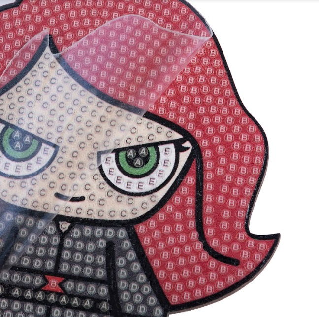 Black Widow- Marvel Crystal Art Buddy Kit 11x8cm approx