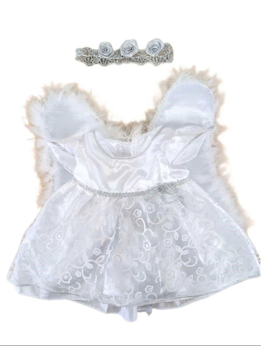 Angel Dress Outfit - (Fits 16 Inch Teddy Tastic Bears)