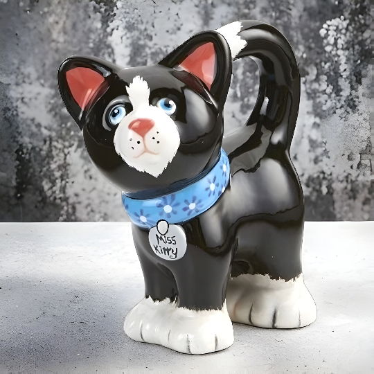 Cat Party Animal Unpainted Ceramic Bisqueware