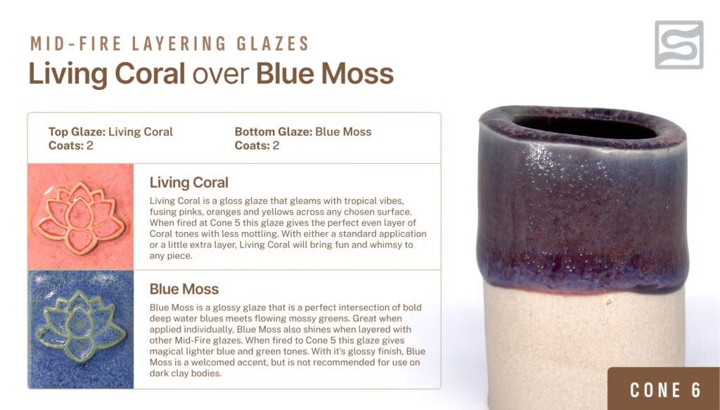 Living Coral- Speedball Mid-Fire Glaze 473ml