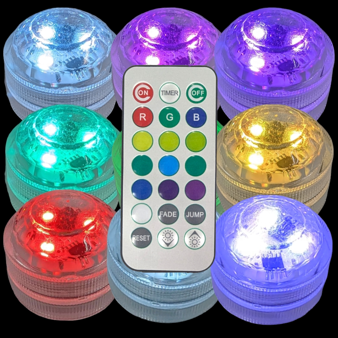 Multicolour LED Tealight with Remote Control