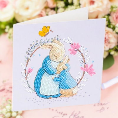 Mothers Day Peter Rabbit and Mum Card