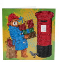 Paddington Sending Gifts - 18x18cm Crystal Art Card Kit