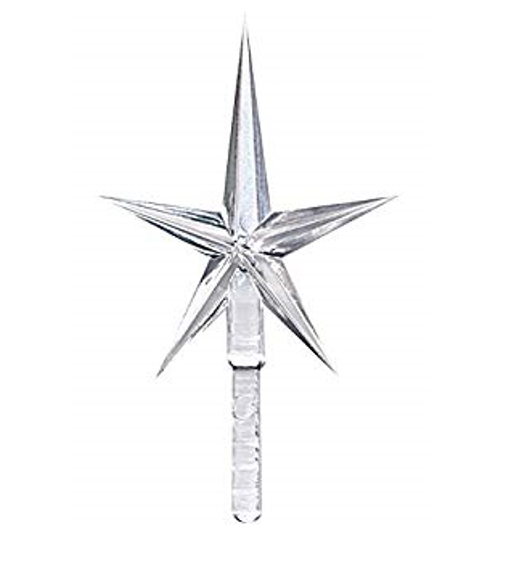 Clear Acrylic Star (Medium)