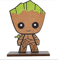 Groot-  Marvel MCU Crystal Art Buddy Kit 11x8cm approx