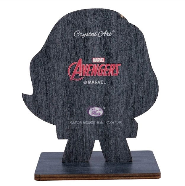 Black Widow- Marvel Crystal Art Buddy Kit 11x8cm approx